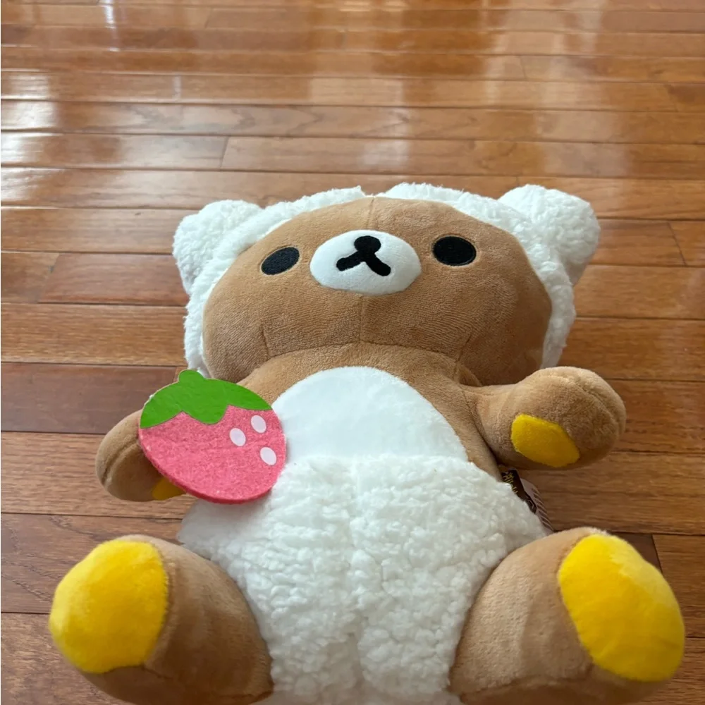 Rilakkuma Bubble Bath with Strawberry Licensed Plush 16”